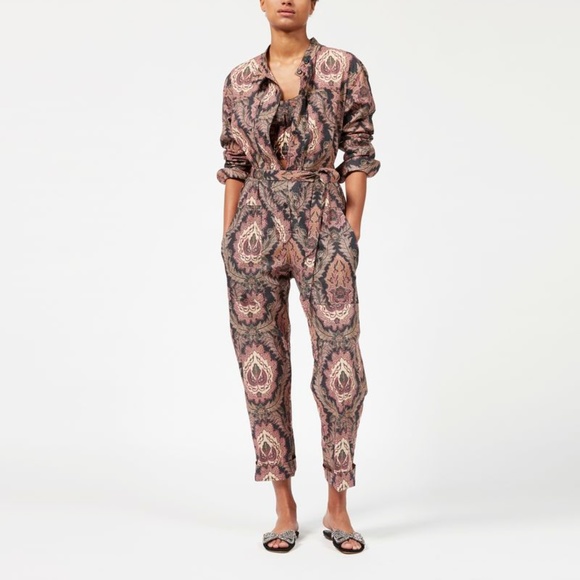 Isabel Marant XULIA PRINTED JUMPSUIT FR40 - Picture 1 of 8